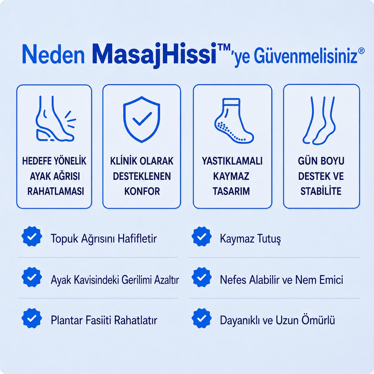 MasajHissi™ Görünmez Pamuk Korumalı Çoraplar