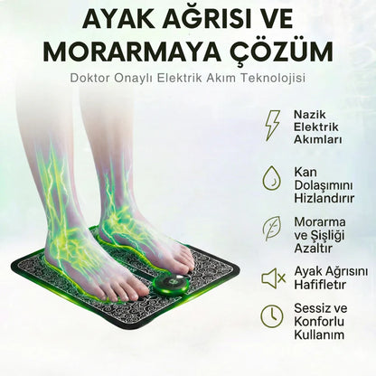 Ayak Ağrılarını Hafifleten - EMS Ayak Masaj Matı