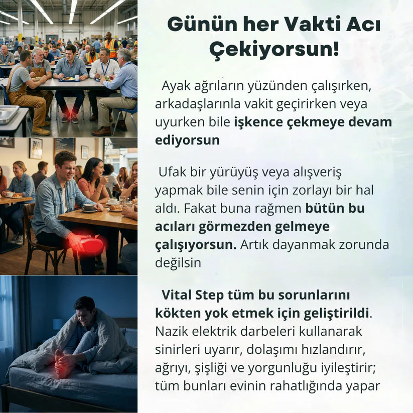 Ayak Ağrılarını Hafifleten - EMS Ayak Masaj Matı